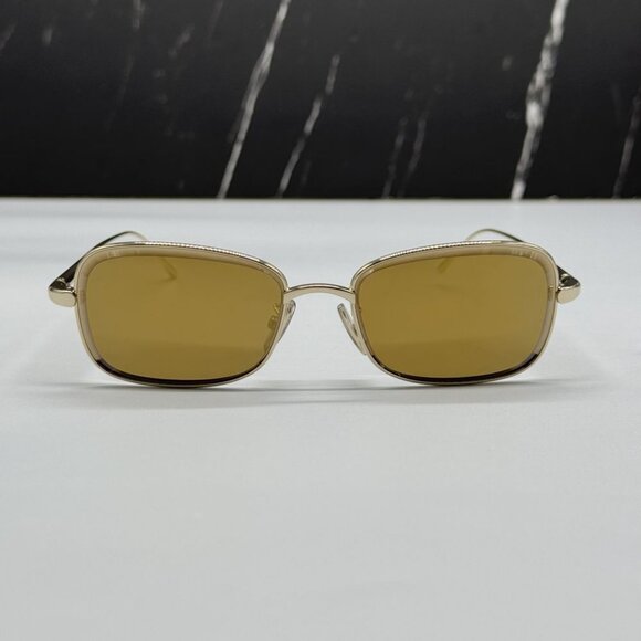 NEW LOEWE LW40159U 32G SUNGLASSES UNISEX GOLD OVAL EYEWEAR main image 5